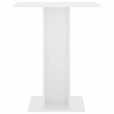 VidaXL Table de bistro Blanc brillant 60x60x75 cm Aggloméré 5 VidaXL Table de bistro Blanc brillant 60x60x75 cm Aggloméré – Image 3