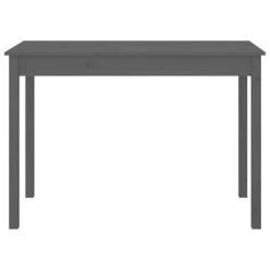 VidaXL Table à manger Gris 110x55x75 cm Bois massif de pin 10 VidaXL Table à manger Gris 110x55x75 cm Bois massif de pin -Promos Tables à manger Boutique image 3 814251