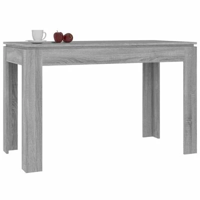VidaXL Table à dîner Sonoma gris 120x60x76 cm Bois d'ingénierie 5 VidaXL Table à dîner Sonoma gris 120x60x76 cm Bois d'ingénierie – Image 3