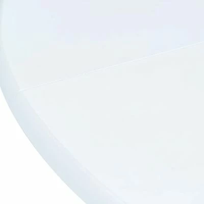 VidaXL Table de salle à manger Blanc 106 cm Bois d'hévéa massif 5 VidaXL Table de salle à manger Blanc 106 cm Bois d'hévéa massif – Image 4