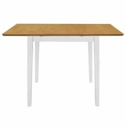 VidaXL Table à dîner extensible Blanc (80-120) x 80 x 74 cm MDF 11 VidaXL Table à dîner extensible Blanc (80-120) x 80 x 74 cm MDF -Promos Tables à manger Boutique image 4 247625