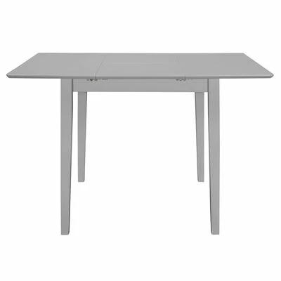 VidaXL Table à dîner extensible Gris (80-120) x 80 x 74 cm MDF 6 VidaXL Table à dîner extensible Gris (80-120) x 80 x 74 cm MDF – Image 4