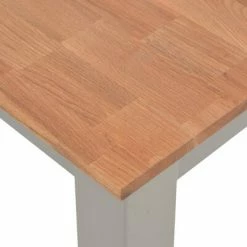VidaXL Table de salle à manger 180x90x74 cm Bois de chêne solide 11 VidaXL Table de salle à manger 180x90x74 cm Bois de chêne solide -Promos Tables à manger Boutique image 4 247847