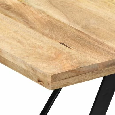 VidaXL Table de salle à manger 180x90x76 cm Bois de manguier massif 6 VidaXL Table de salle à manger 180x90x76 cm Bois de manguier massif – Image 4