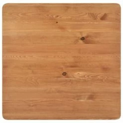 VidaXL Table de bar Noir 60x60x108 cm Pinède et acier -Promos Tables à manger Boutique image 4 280082