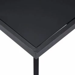 VidaXL Table de salle à manger Noir 140x70x75 cm Verre trempé 10 VidaXL Table de salle à manger Noir 140x70x75 cm Verre trempé -Promos Tables à manger Boutique image 4 281873