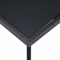VidaXL Table de salle à manger Noir 160x80x75 cm Verre trempé 10 VidaXL Table de salle à manger Noir 160x80x75 cm Verre trempé -Promos Tables à manger Boutique image 4 281874