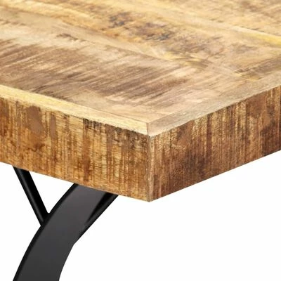 VidaXL Table de salle à manger 180x90x76 cm Bois de manguier massif 6 VidaXL Table de salle à manger 180x90x76 cm Bois de manguier massif – Image 4