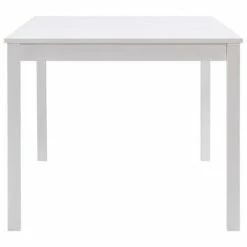 VidaXL Table de salle à manger Blanc 180 x 90 x 73 cm Pin 11 VidaXL Table de salle à manger Blanc 180 x 90 x 73 cm Pin -Promos Tables à manger Boutique image 4 283405
