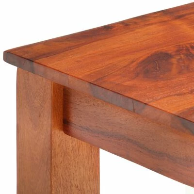 VidaXL Table de salle à manger 120x60x76 cm Bois solide 6 VidaXL Table de salle à manger 120x60x76 cm Bois solide – Image 4