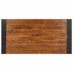 VidaXL Table de salle à manger 140x70x76 cm Bois de manguier brut 11 VidaXL Table de salle à manger 140x70x76 cm Bois de manguier brut -Promos Tables à manger Boutique image 4 289655