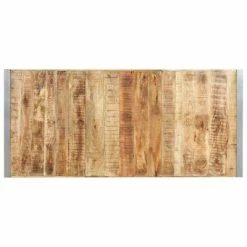 VidaXL Table à dîner 220x100x75 cm Bois de manguier massif brut -Promos Tables à manger Boutique image 4 321566
