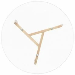 VidaXL Table de salle à manger Transparent 80 cm Verre trempé -Promos Tables à manger Boutique image 4 322783