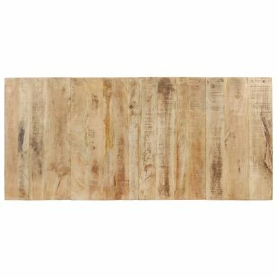 VidaXL Table de salle à manger 200x90x76 cm Bois de manguier brut 6 VidaXL Table de salle à manger 200x90x76 cm Bois de manguier brut – Image 4