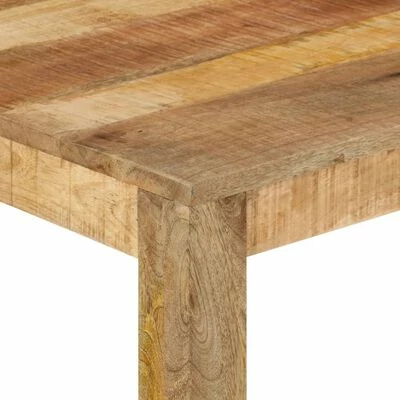 VidaXL Table de salle à manger 110x60x76 cm Bois de manguier brut 6 VidaXL Table de salle à manger 110x60x76 cm Bois de manguier brut – Image 4