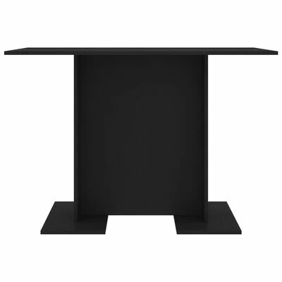 VidaXL Table de salle à manger Noir 110 x 60 x 75 cm Aggloméré 6 VidaXL Table de salle à manger Noir 110 x 60 x 75 cm Aggloméré – Image 4