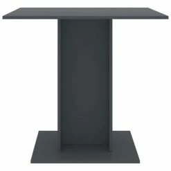 VidaXL Table de salle à manger Gris 80 x 80 x 75 cm Aggloméré 11 VidaXL Table de salle à manger Gris 80 x 80 x 75 cm Aggloméré -Promos Tables à manger Boutique image 4 800254