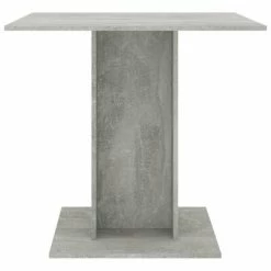VidaXL Table de salle à manger Gris béton 80 x 80 x 75 cm Aggloméré -Promos Tables à manger Boutique image 4 800256