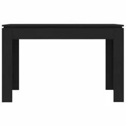VidaXL Table de salle à manger Noir 120 x 60 x 76 cm Aggloméré 11 VidaXL Table de salle à manger Noir 120 x 60 x 76 cm Aggloméré -Promos Tables à manger Boutique image 4 800757