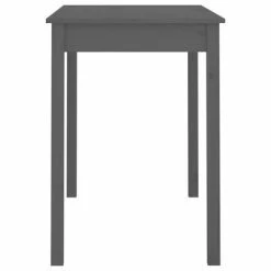 VidaXL Table à manger Gris 110x55x75 cm Bois massif de pin 11 VidaXL Table à manger Gris 110x55x75 cm Bois massif de pin -Promos Tables à manger Boutique image 4 814251