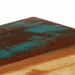 VidaXL Table à dîner 115x55x76 cm Bois de récupération solide et acier 12 VidaXL Table à dîner 115x55x76 cm Bois de récupération solide et acier -Promos Tables à manger Boutique image 5 247332