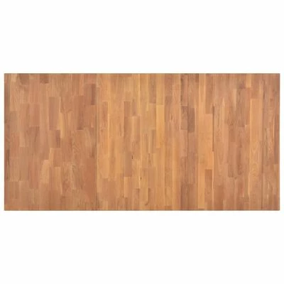 VidaXL Table de salle à manger 180x90x74 cm Bois de chêne solide 7 VidaXL Table de salle à manger 180x90x74 cm Bois de chêne solide – Image 5