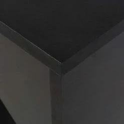 VidaXL Table de bar avec tablette amovible Noir 138x39x110 cm -Promos Tables à manger Boutique image 5 280223