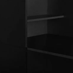 VidaXL Table de bar avec armoire Noir 115 x 59 x 200 cm -Promos Tables à manger Boutique image 5 280228