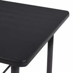 VidaXL Table de bar Noir 120x60x110 cm MDF -Promos Tables à manger Boutique image 5 281546