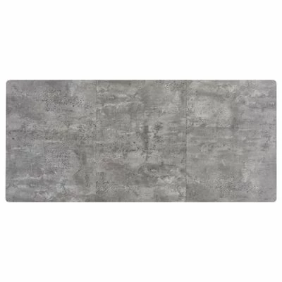 VidaXL Table de salle à manger Gris 200x100x75 cm MDF 7 VidaXL Table de salle à manger Gris 200x100x75 cm MDF – Image 5