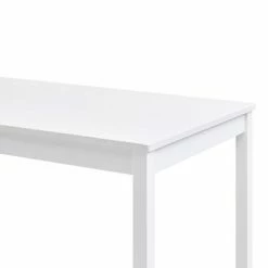 VidaXL Table de salle à manger Blanc 180 x 90 x 73 cm Pin 12 VidaXL Table de salle à manger Blanc 180 x 90 x 73 cm Pin -Promos Tables à manger Boutique image 5 283405