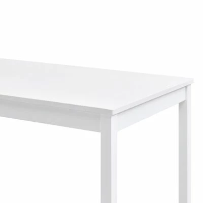 VidaXL Table de salle à manger Blanc 180 x 90 x 73 cm Pin 7 VidaXL Table de salle à manger Blanc 180 x 90 x 73 cm Pin – Image 5