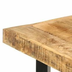 VidaXL Table de bar 150x70x107 cm Bois de manguier brut -Promos Tables à manger Boutique image 5 286612