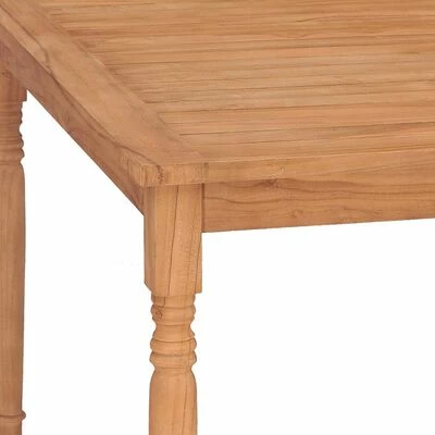 VidaXL Table Batavia 200x100x75 cm Bois de teck massif 7 VidaXL Table Batavia 200x100x75 cm Bois de teck massif – Image 5
