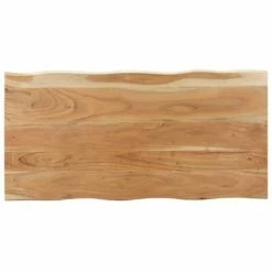 VidaXL Table à dîner au bord naturel 120x60x75 cm Bois d'acacia massif 12 VidaXL Table à dîner au bord naturel 120x60x75 cm Bois d'acacia massif -Promos Tables à manger Boutique image 5 320252