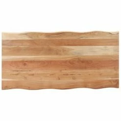 VidaXL Table à dîner au bord naturel 140x60x75 cm Bois d'acacia massif 12 VidaXL Table à dîner au bord naturel 140x60x75 cm Bois d'acacia massif -Promos Tables à manger Boutique image 5 320253