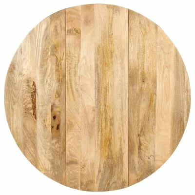 VidaXL Table de salle à manger Rond 110x76 cm Bois de manguier massif 7 VidaXL Table de salle à manger Rond 110x76 cm Bois de manguier massif – Image 5