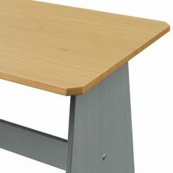 VidaXL Table à manger avec banc Marron miel et gris Bois de pin solide 12 VidaXL Table à manger avec banc Marron miel et gris Bois de pin solide -Promos Tables à manger Boutique image 5 327252