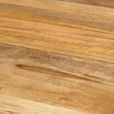 VidaXL Table à dîner Ø110x78 cm Bois de manguier massif et acier 7 VidaXL Table à dîner Ø110x78 cm Bois de manguier massif et acier – Image 5