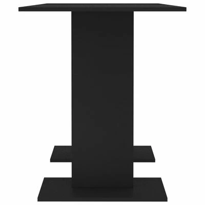 VidaXL Table de salle à manger Noir 110 x 60 x 75 cm Aggloméré 7 VidaXL Table de salle à manger Noir 110 x 60 x 75 cm Aggloméré – Image 5