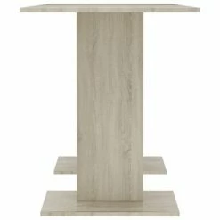 VidaXL Table à dîner Blanc et chêne sonoma 110 x 60 x 75 cm Aggloméré 12 VidaXL Table à dîner Blanc et chêne sonoma 110 x 60 x 75 cm Aggloméré -Promos Tables à manger Boutique image 5 800248