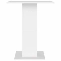 VidaXL Table de bistro Blanc 60x60x75 cm Aggloméré 12 VidaXL Table de bistro Blanc 60x60x75 cm Aggloméré -Promos Tables à manger Boutique image 5 802102