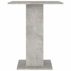 VidaXL Table de bistro Gris béton 60x60x75 cm Aggloméré -Promos Tables à manger Boutique image 5 802106