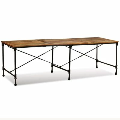 VidaXL Table de salle à manger Bois de récupération massif 240 cm 8 VidaXL Table de salle à manger Bois de récupération massif 240 cm – Image 6