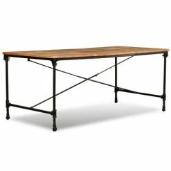 VidaXL Table de salle à manger Bois de récupération massif 180 cm -Promos Tables à manger Boutique image 6 243995