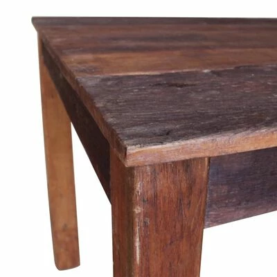 VidaXL Table de salle à manger Bois de récupération massif 82x80x76 cm 8 VidaXL Table de salle à manger Bois de récupération massif 82x80x76 cm – Image 6