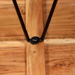 VidaXL Table de bar Bois massif d'acacia 60x60x107 cm -Promos Tables à manger Boutique image 6 245435