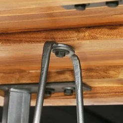 VidaXL Table de bar Teck recyclé massif 60 x 60 x 107 cm -Promos Tables à manger Boutique image 6 245803