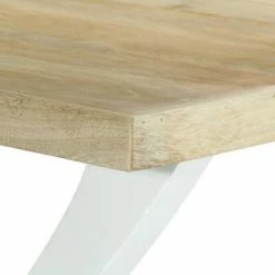 VidaXL Table de salle à manger 180x90x76 cm Bois de manguier massif -Promos Tables à manger Boutique image 6 283773