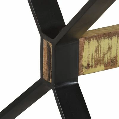 VidaXL Table de salle à manger 160x80x76cm Bois de récupération massif 8 VidaXL Table de salle à manger 160x80x76cm Bois de récupération massif – Image 6
